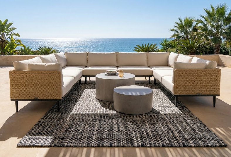 QUADRA U-shaped Sectional Sofa クアドラ U字セクショナルソファ