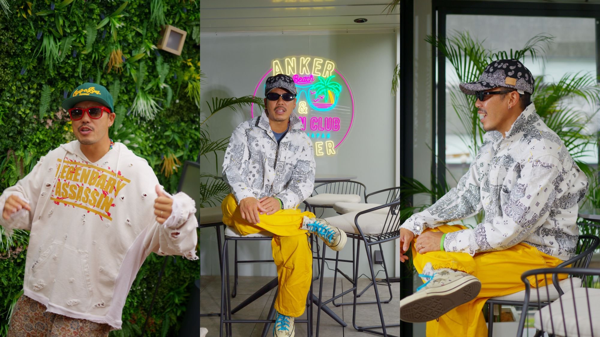 「ベイビー アイラブユー」で有名なアーティストの TEE さんが、青山ルーフトップラウンジで新曲の撮影をされました